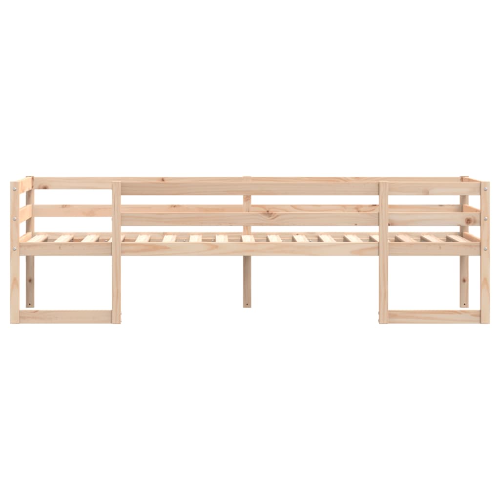 Kids' Bed Frame without Mattress 90x190 cm Single Solid Wood Pine
